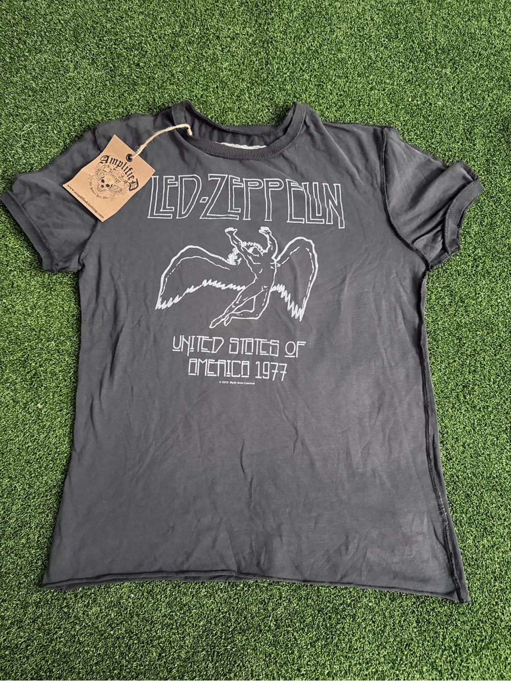NWT Amplified Led Zeppelin United States of America 1977 Icarus Tee Small